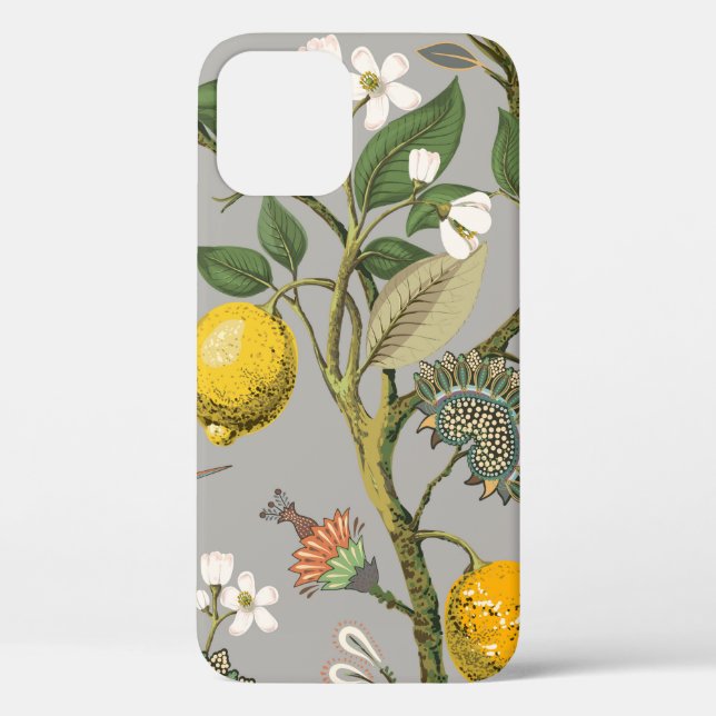 Coques Case-Mate iPhone Floral seamless pattern. Botanical wallpaper. Plan (Verso)