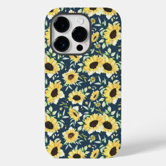 Coque Pour iPhone 14 Pro Floral sunflower case for iphone 14 pro