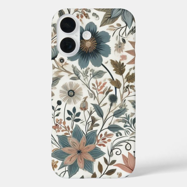 Coques Case-Mate iPhone Floral vintage (Verso)
