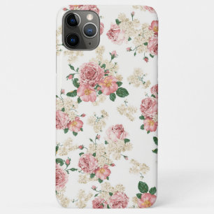 Case-Mate iPhone Case Floral vintage sur blanc