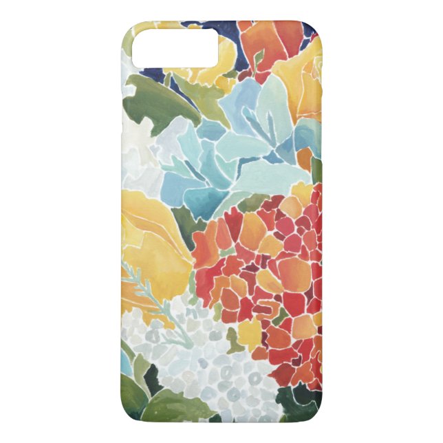 Coques Case-Mate iPhone Florals II de minuit (Dos)