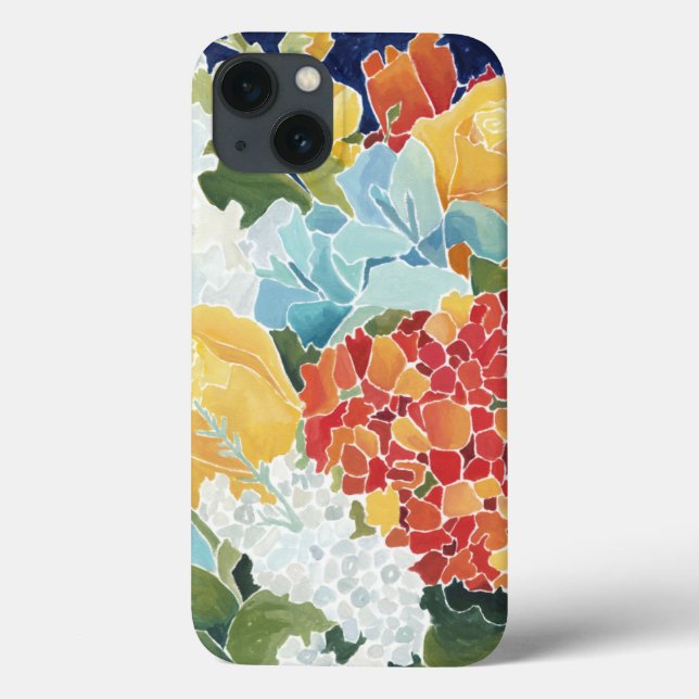 Coques Case-Mate iPhone Florals II de minuit (Verso)