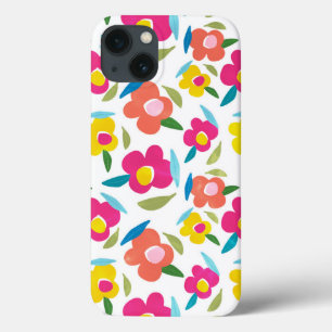 Case-Mate iPhone Case Flore brillante sur blanc