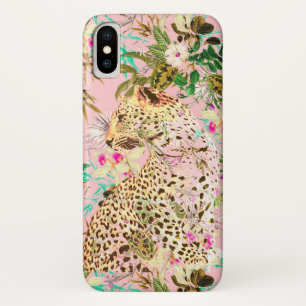 Case-Mate iPhone Case Flore empreinte de léopard tropical hawaïen