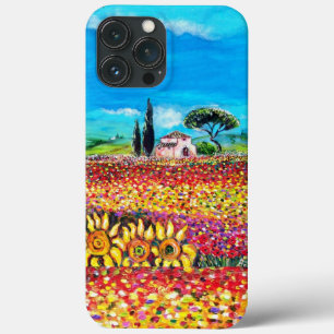 Etui iPhone Case-Mate FLORE EN TOSCANE/ Champs, Pépites et tournesols