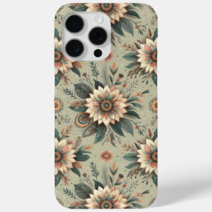 Coque iPhone 15 Pro Max Flore sur Sage