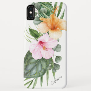 Case-Mate iPhone Case Flore tropicale Aloha avec votre nom