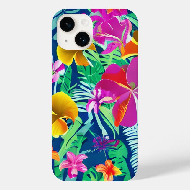 Coques Case-Mate iPhone Flore Tropicale Exotique Et Téméraire (Verso)