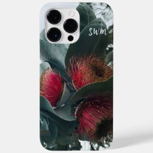 Coque Pour Pour iPhone 14 Pro Max Flores d'eucalyptus roses australiens