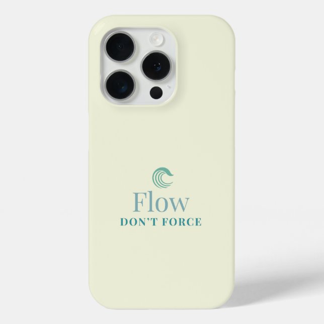 Coques Case-Mate iPhone Flow Don’t Force Minimal iPhone 1Case (Verso)