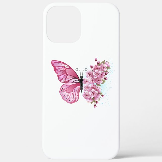 Coques Case-Mate iPhone Flower Butterfly (Verso)