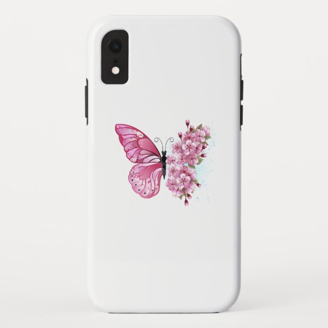 Coques Case-Mate iPhone Flower Butterfly (Dos)