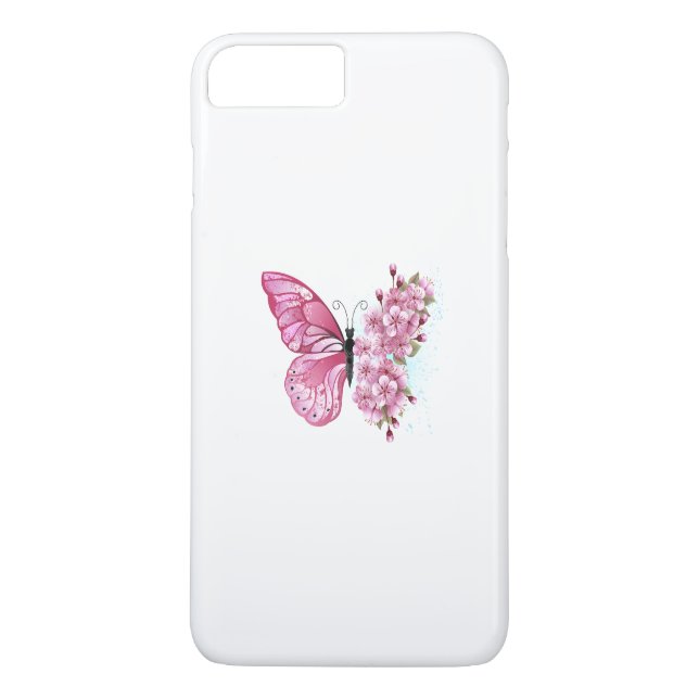 Coques Case-Mate iPhone Flower Butterfly (Dos)