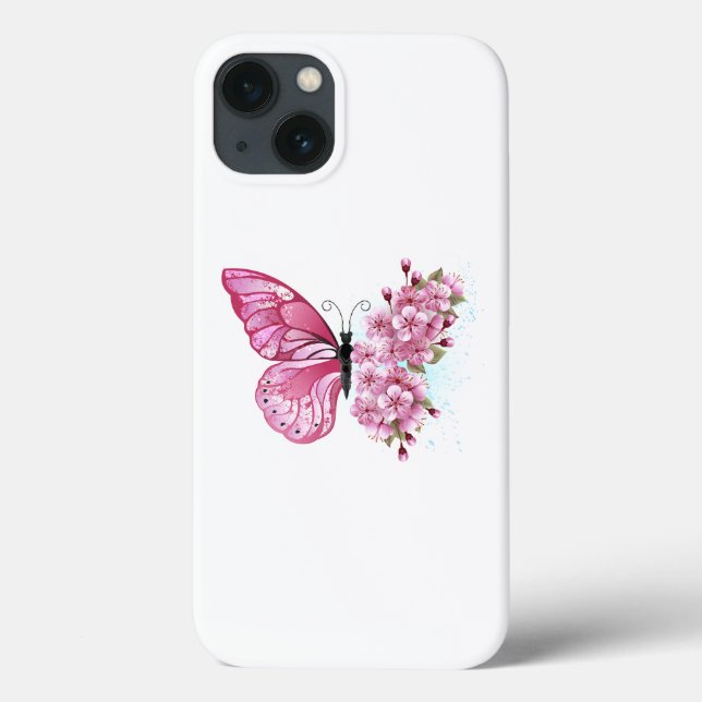 Coques Case-Mate iPhone Flower Butterfly (Verso)