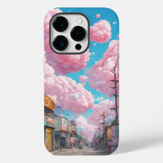Coque Pour iPhone 14 Pro Fluffy Cotton Candy Sky