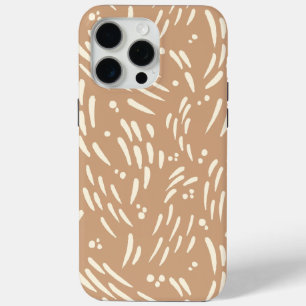 Coque iPhone 15 Pro Max Flux dans Tan et Crème