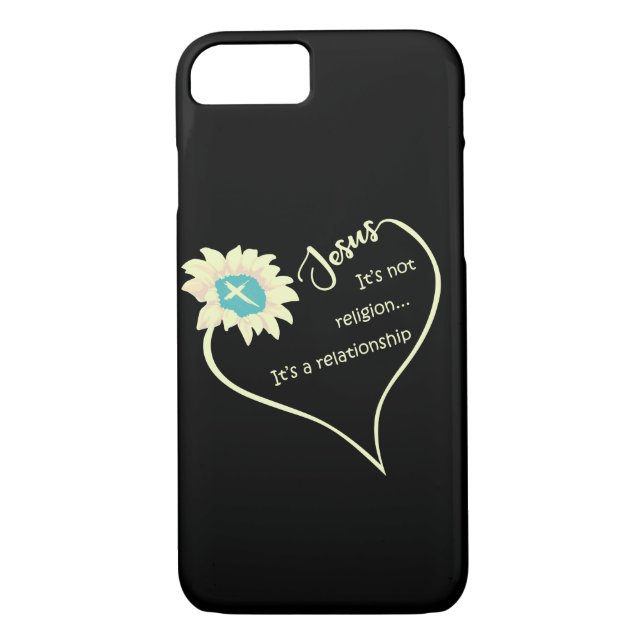 Coques Case-Mate iPhone Foi chrétienne inspirante Jésus Citation (Dos)