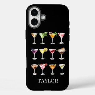Coques iPhone 16 Plus Folie Martini Monogrammée