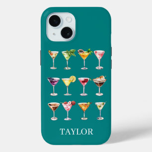 Coque Pour iPhone 15 Folie Martini Monogrammée