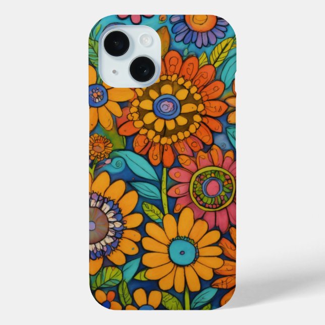 Coques Case-Mate iPhone Folk Bloom Harmony Art (Verso)