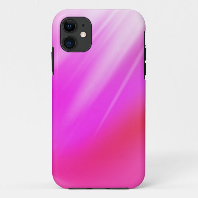 Coques Case-Mate iPhone Fond Abstrait Rose Chaud (Dos)