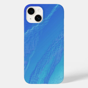 Coque Pour iPhone 14 Fond Bleu