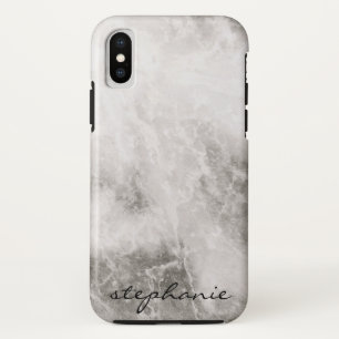 Case-Mate iPhone Case Fond en marbre à monogramme