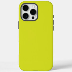 Coques iPhone 16 Pro Max Fond jaune plat – Texture de rentrée scolaire
