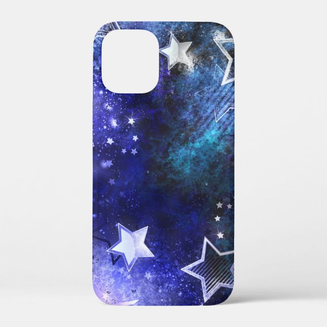 Coques Case-Mate iPhone Fond spatial avec étoiles (Verso)