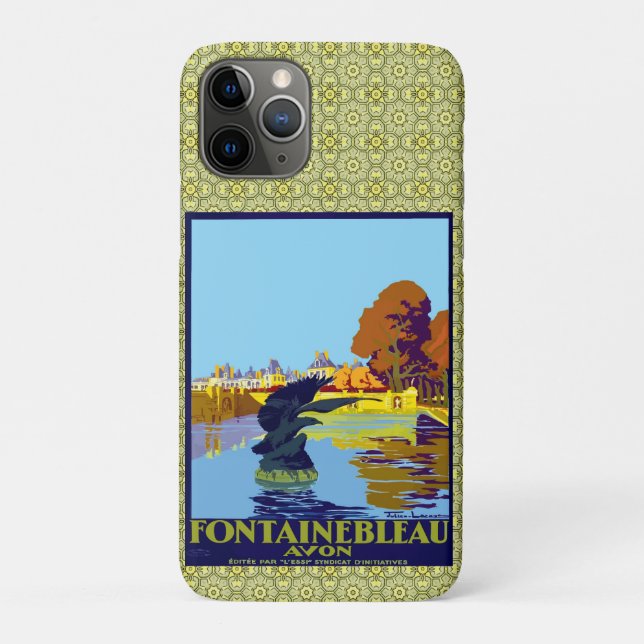 Coques Case-Mate iPhone Fontainebleau Avon France Poster Français (Dos)