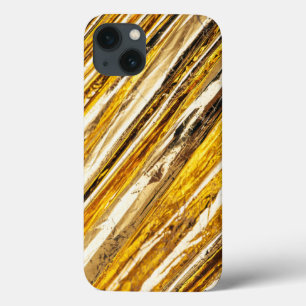 Etui iPhone 13 Fonte d'or chatoyante en chute