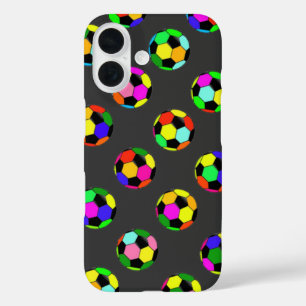 Coques iPhone 16 football - ballons de football motif