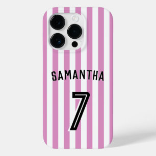 Coque Pour iPhone 14 Pro Football Boy Joueur et numéro personnalisés