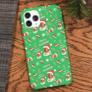 Coque Pour iPhone 14 Football Joyeux Noël avec motif de nourriture snac