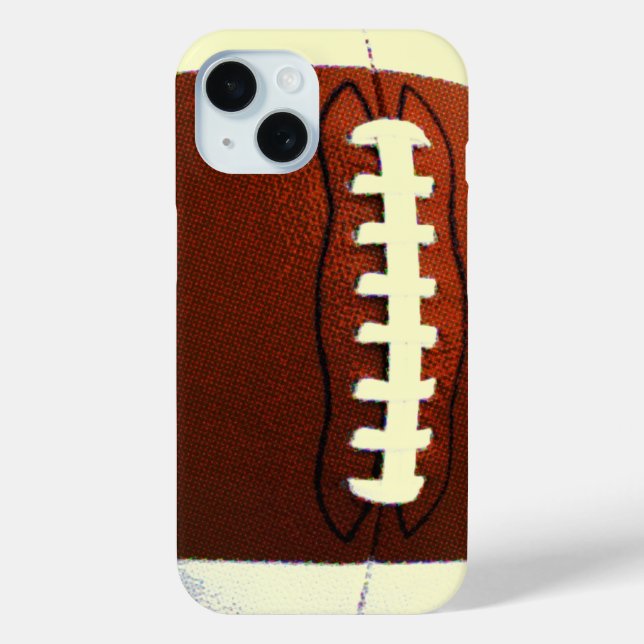 Coques Case-Mate iPhone Football rétro (Verso)