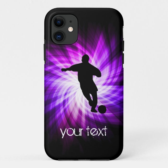 Coques Case-Mate iPhone Football violet cool (Dos)