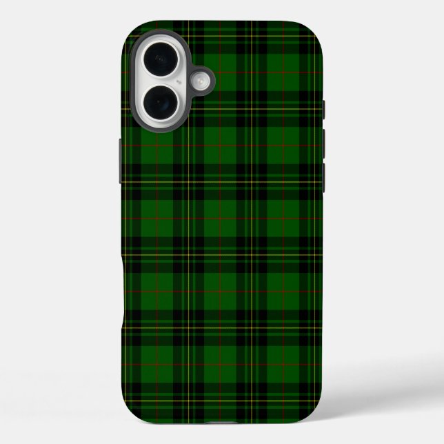Coques Case-Mate iPhone Forbes tartan vert noir plaid (Verso)