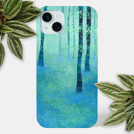 Coque iPhone 15 Mini Forêt de Bluebell