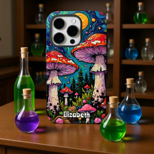 Coques iPhone 16 Pro Forêt de champignons magiques