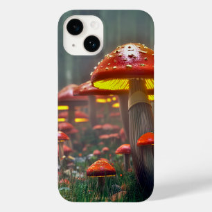 Coque Pour iPhone 14 Forêt de champignons magiques