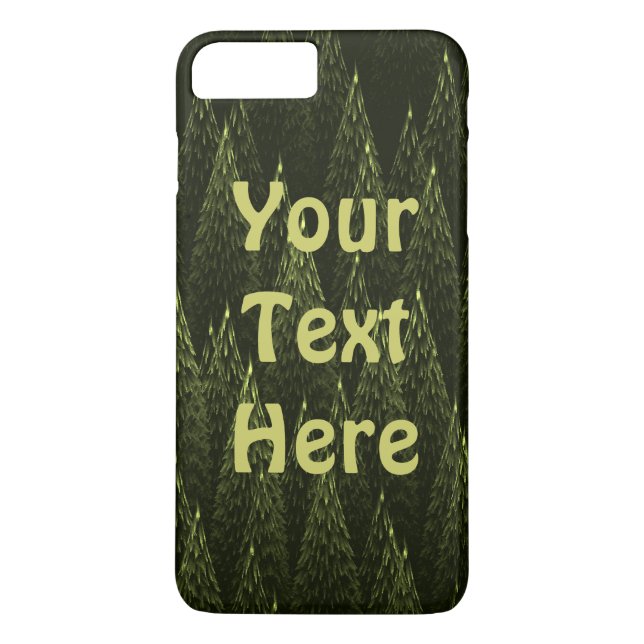 Coques Case-Mate iPhone Forêt de conifères fractale (Dos)