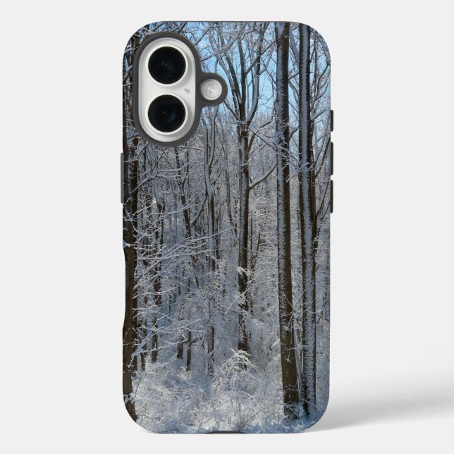Coques Case-Mate iPhone Forêt de peupliers enneigés I  (Verso)
