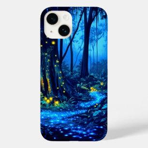 Coque Pour iPhone 14 Forêt luminescente de Bio