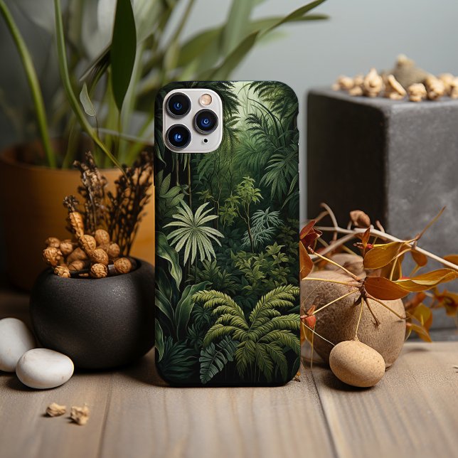 Coques Case-Mate iPhone Forêt tropicale verte luxuriante (Créateur téléchargé)