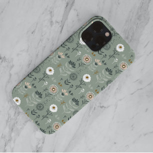 Coque Pour iPhone 14 Forêt verte de Sage Floral