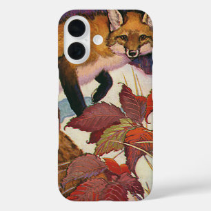 Coques iPhone 16 Forêt vintage Créatures Red Fox Wild Animal