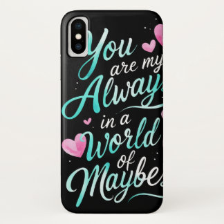 Case-Mate iPhone Case Forever Yours" - Citation romantique