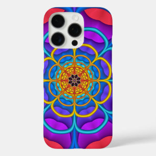 Coques iPhone 16 Pro Forme de fleurs abstraites décoratives