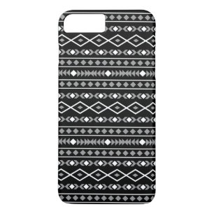 Case-Mate iPhone Case Formes aztèques Motif blanc gris noir