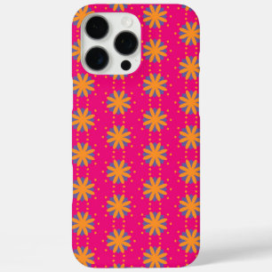 Coques iPhone 16 Pro Max formes circulaires florales colorées